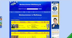 Desktop Screenshot of monteurzimmer-wolfsburg.de