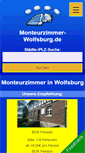 Mobile Screenshot of monteurzimmer-wolfsburg.de